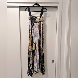 Pretty patchwork print Maxi Dress